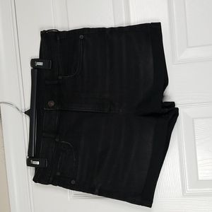 American Eagle Ne(X)t Level Stretch Super Hi Rise Shortie Cuffed Denim Shorts